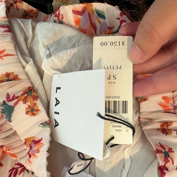 NEW Anthropologie Floral Lace Skirt Size Small Petite - Picture 4 of 6